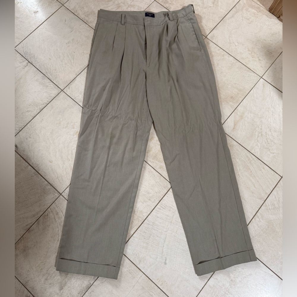 👖 Dockers Men’s Dress Pants – 36x32 – Taupe (Brown/Gray)